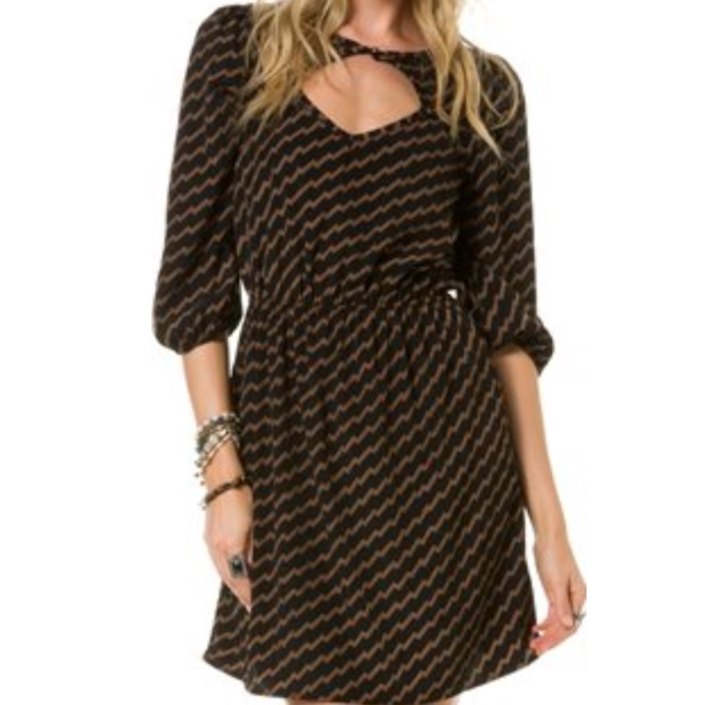 Swell Zagger Black Dress